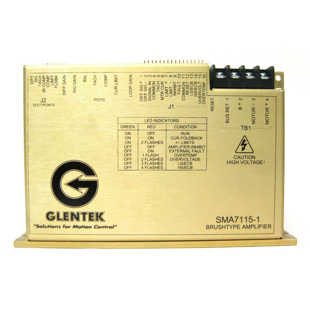 GA370 3 Glentek Servo Amplifier Drive CNC Parts Dept Inc