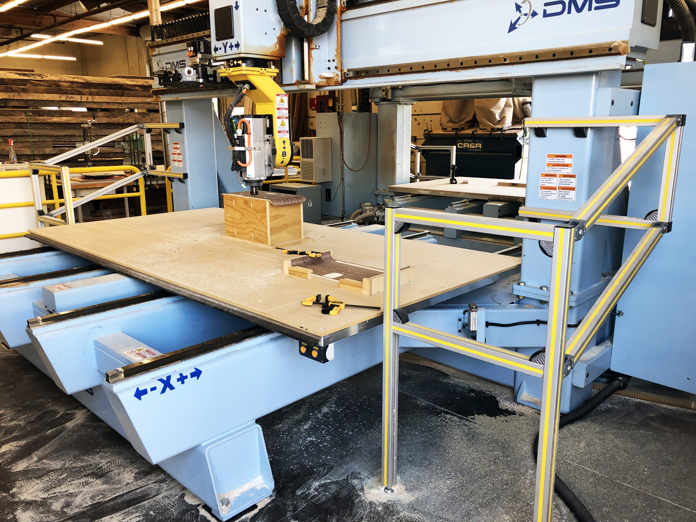 DMS 5 Axis CNC Router E609 08