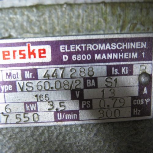 Perske VS 6008 2 35hp Spindle Motor 222569138193 2